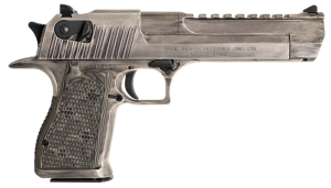 MAGNUM RESEARCH DESERT EAGLE MARK XIX DISTRESSED WHITE .50 AE 6" BARREL 7-ROUNDS