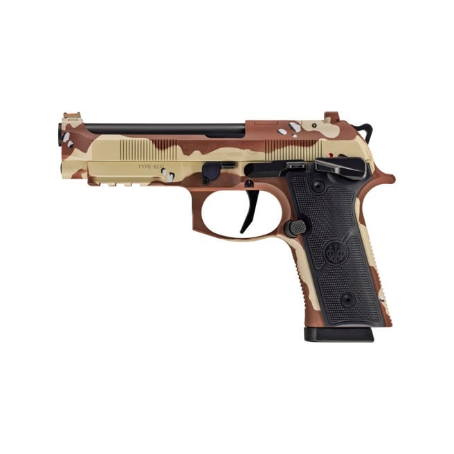 Beretta 92Xi Combat Chocolate Chip Camo 9mm 4.7" Barrel 10-Rounds for sale