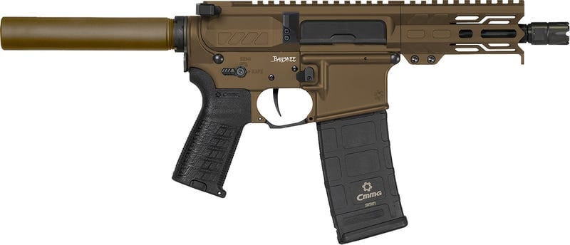 CMMG Banshee MK4 Midnight Bronze 9mm 5" Barrel 30-Rounds No Brace for sale