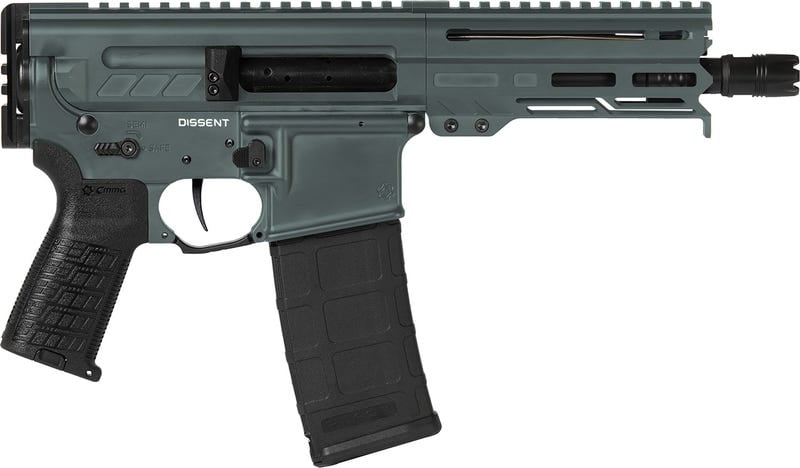 CMMG Dissent MK4 Charcoal Green .300 AAC Blackout 6.5" Barrel 30-Rounds No Brace for sale