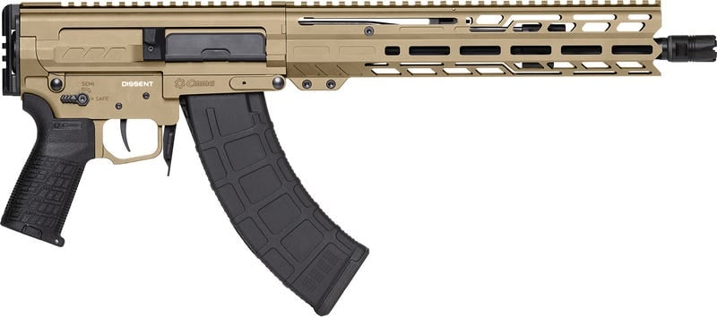 CMMG Dissent MK47 Coyote Tan 7.62 X 39 12.5" Barrel 30-Rounds No Brace for sale