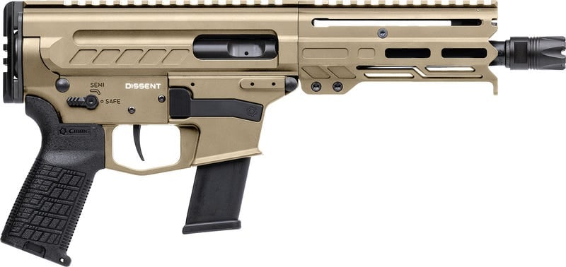 CMMG Dissent MKG Coyote Tan .45 ACP 6.5" Barrel 13-Rounds No Brace for sale