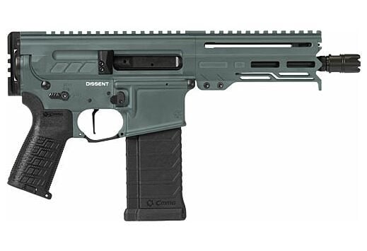 CMMG Pistol Dissent Mk4 Charcoal Green 5.7x28mm 6.5" Barrel 32-Rounds No Brace for sale