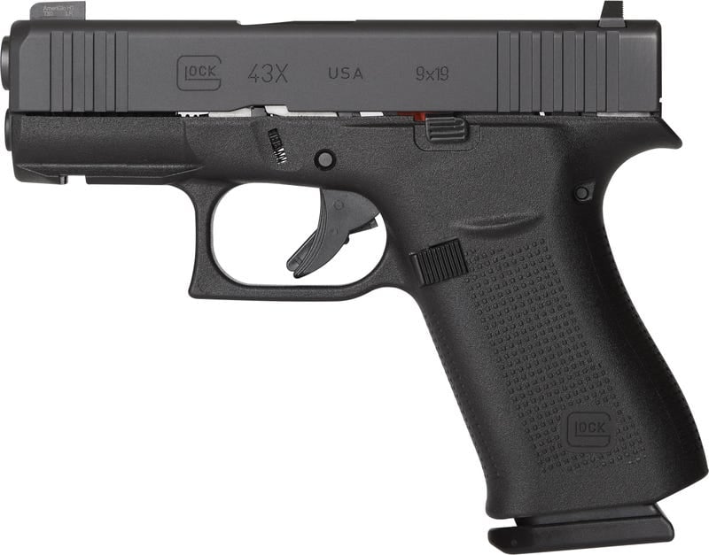 Glock 43X 9mm 3.4" Barrel 10-Rounds w/ Ameriglo Ultimate Carry Sights for sale