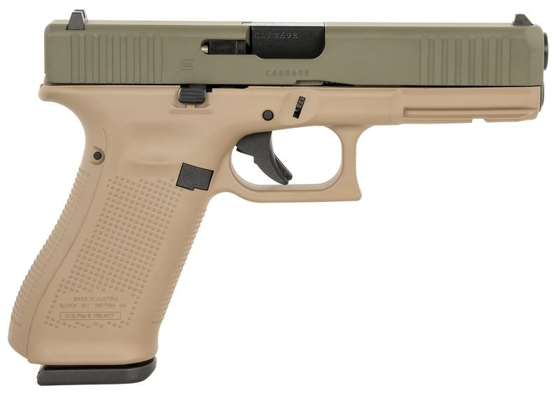 Glock G17 Gen5 ODG/FDE 9mm 4.49" Barrel 17-Rounds for sale