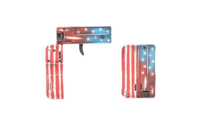 Trailblazer Firearms LifeCard American Flag Cerakote .22 LR 2.5" Barrel 1-Rounds for sale