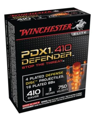 Winchester PDX1 410 Ga, 3", 4 Discs, 16 BBs, 10rd Box Winchester Ammo - Ammo - Hewitt Gun Shop