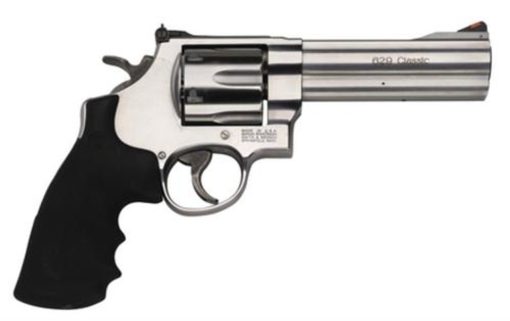 Smith & Wesson 629 Classic 44 Mag 5" 6rd Rubber Grip Matte Stainless Finish