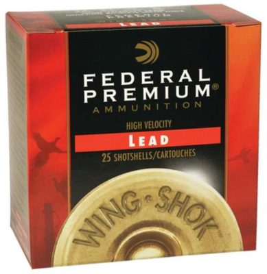 Federal Premium WingShok Magnum Lead 20 Ga, 3", 1-1/4oz, 6 Shot, 25rd Box Federal Ammunition - Ammo - Hewitt Gun Shop