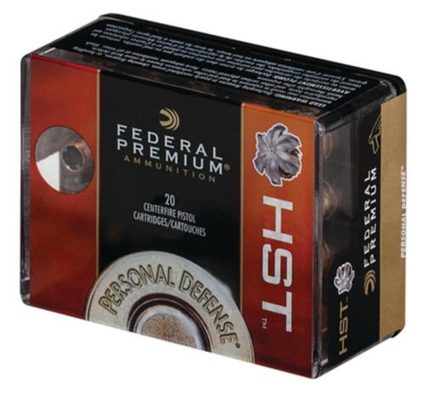 Federal HST Personal Defense 9mm 124gr, Jacketed Hollow Point 20rd Box Federal Ammunition - Ammo - Hewitt Gun Shop