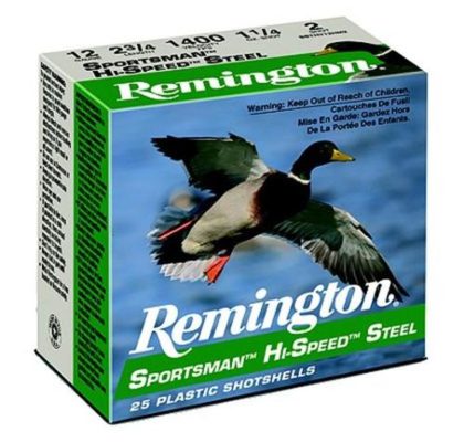 Remington Sportsman Steel Loads 12 Ga, 2.75", 1.1oz, 2 Shot, 25rd Box Remington - Ammo - Hewitt Gun Shop