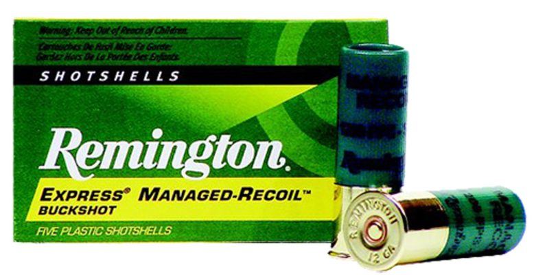 Remington Express Managed Recoil Buckshot 12 Ga 2.75 8 Pellets 00 Buck Shot 5rd Box Remington - Ammo - Hewitt Gun Shop