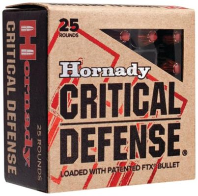 Hornady Critical Defense 38SP+P 110gr, 25rd Box Hornady - Ammo - Hewitt Gun Shop