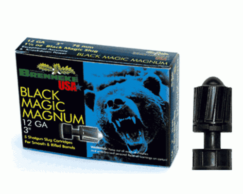 Brenneke Black Magic Magnum 12 Ga, 3", 1 3/8 oz, 5rd Box Brenneke USA - Ammo - Hewitt Gun Shop