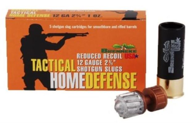 Brenneke Tactical Home Defense 12 Ga, 2¾" Slug, 1 oz, 1378 FPS, 5rd Brenneke USA - Ammo - Hewitt Gun Shop