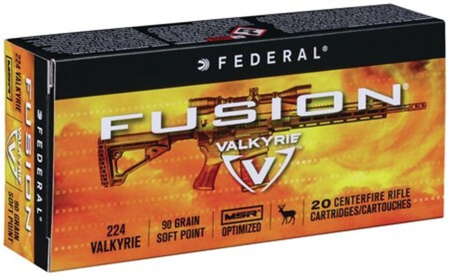 Federal 224 Valkyrie 90gr, Fusion 20rd Box Federal Ammunition - Ammo - Hewitt Gun Shop