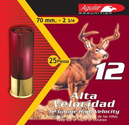 Aguila Hunting 12 Ga, 2.75", Lead, 1-1/4oz, 8 Shot, 25rd/Box Aguila Ammunition - Ammo - Hewitt Gun Shop