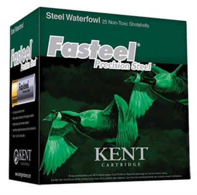 Kent Fasteel 12 Ga, 3",1 3/8oz, 4 Shot, 25rd/Box Kent Cartridge - Ammo - Hewitt Gun Shop