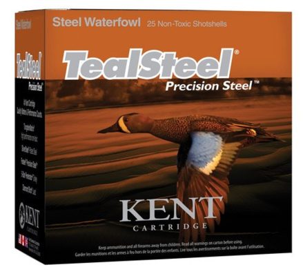 Kent TealSteel Waterfowl 20 Ga, 3", 1oz, 6 Shot, 25rd Box Kent Cartridge - Ammo - Hewitt Gun Shop