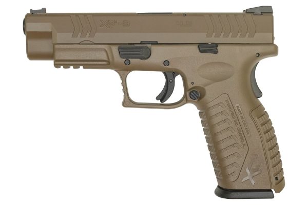 Springfield XDM 9mm 4.5" Threaded Barrel Flat Dark Earth 19rd Mag - HANDGUNS - Hewitt Gun Shop