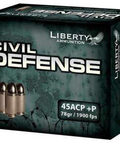 Liberty Ammo Civil Defense 45 ACP+P