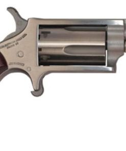 NAA 22 Mag Mini Mag Revolver 1.62" 5rd Rosewood Grip Stainless