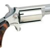 NAA Cap and Ball Revolver Single 22 1.62" Wood Stock 5