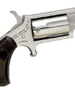 NAA 22MS 22 Mag Mini Revolver 1.12" 5rd Rosewood Grip Stainless