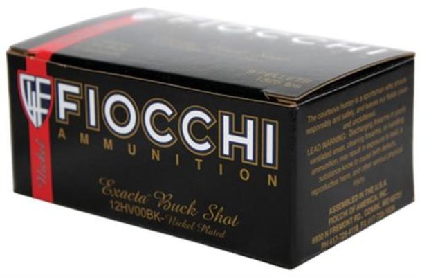 Fiocchi Exacta Buckshot 12 Ga, 2.75", 1325 FPS, 9 Pellets, 00 Buckshot, 10rd/Box Fiocchi Ammunition - Ammo - Hewitt Gun Shop