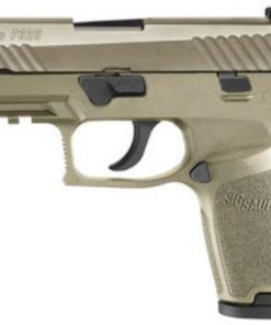 Sig P320 *D* 9mm 3.9In Flat Dark Earth Striker Siglite Modular Polymer Grip (2) 15rd Steel MAG Rail