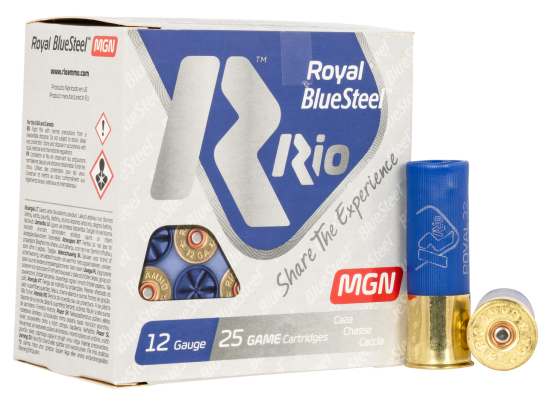 Rio Royal BlueSteel 12 Ga, 3", 1 1/8 oz, BB Shot, 25rd Box Rio Ammunition - Ammo - Hewitt Gun Shop