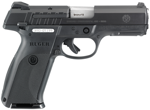 Ruger SR9E Pistol 9mm 4" Barrel 3-Dot Sights Black 17 Rnd Mag