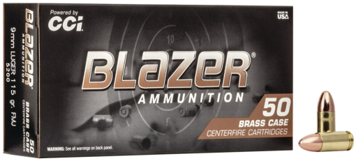 CCI Blazer Brass 9mm