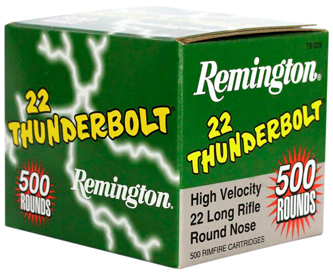 Remington Thunderbolt 22LR, 40gr, Round Nose, 500rd Box Remington - Ammo - Hewitt Gun Shop