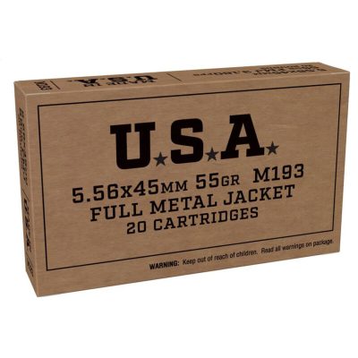 Winchester Service Grade 5.56x45mm, 55gr, Full Metal Jacket, 20rd Box Winchester Ammo - Ammo - Hewitt Gun Shop