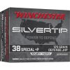 Winchester Silvertip Defense 38 Special +P