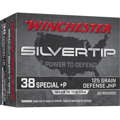 Winchester Silvertip Defense 38 Special +P, 125gr, Jacketed Hollow Point, 20rd Box Winchester Ammo - Ammo - Hewitt Gun Shop