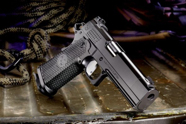 9mm / 5" Government / Tactical Anodized Black Frame - polymer 80 - Hewitt Gun Shop