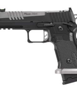 Sig P211 GTO 9mm, 4.4" Barrel, MACH3D Compensator, Optics Ready, Fiber Optic Sights, Flared Magwell, 10rd