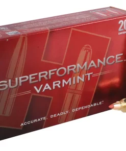 New Hornady Superformance Varmint 204 Ruger Ammo 40 Grain Hornady V-Max Polymer Tip 500rounds for sale
