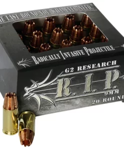 G2 Research R.I.P. 9mm Luger Ammo 92 Grain G2 R.I.P. Fragmenting Hollow Point Lead Free Box of 100 rounds for sale