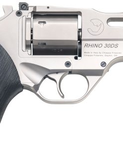 Chiappa Rhino 30DS 10mm 3″ Nickel Revolver