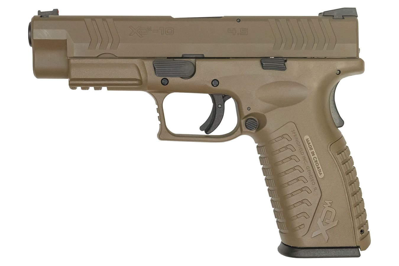 Springfield XDM 10mm 4.5 Full-Size Flat Dark Earth Pistol Springfield XDM 10mm 4.5 Full-Size Flat Dark Earth Pistol - Pistols - Hewitt Gun Shop