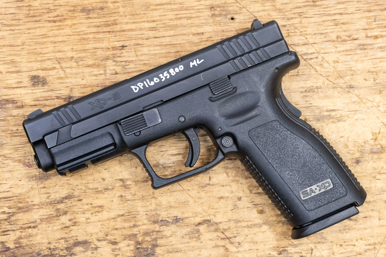 Springfield XD-9 9mm Service Model Police Trade-in Pistol Springfield XD-9 9mm Service Model Police Trade-in Pistol - Pistols - Hewitt Gun Shop