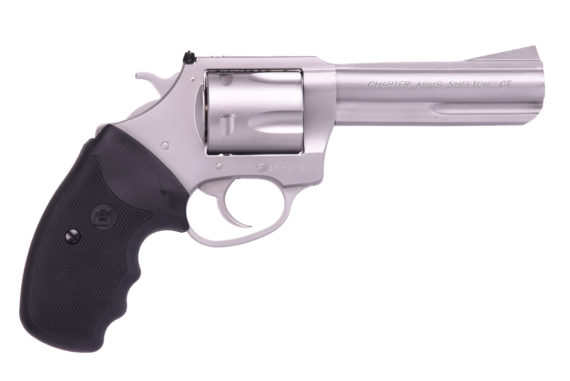 Charter Arms Pitbull 9mm 4.20in Stainless 5-Round Charter Arms Pitbull 9mm 4.20in Stainless 5-Round - Revolvers - Hewitt Gun Shop