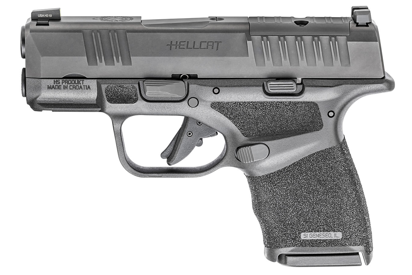 Springfield Hellcat 9mm Black Micro Compact Optics-Ready Pistol (10-Round Model) Springfield Hellcat 9mm Black Micro Compact Optics-Ready Pistol (10-Round Model) - Pistols - Hewitt Gun Shop