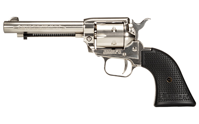 Heritage Rough Rider .22 LR Revolver, 4.75 in, Nickel, 6rd Heritage Rough Rider .22 LR Revolver, 4.75 in, Nickel, 6rd - Revolvers - Hewitt Gun Shop