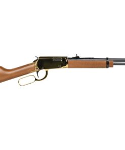 Rossi Rio Bravo 22LR Lever-Action Rifle with Gold Receiver and Hardwood Stock