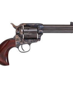 Taylor & Company 1873 Cattleman Handgun .357 Mag/.38 Spl 6rd Capacity 4.75″ Blued Barrel Case Hardened Frame Wood Grip